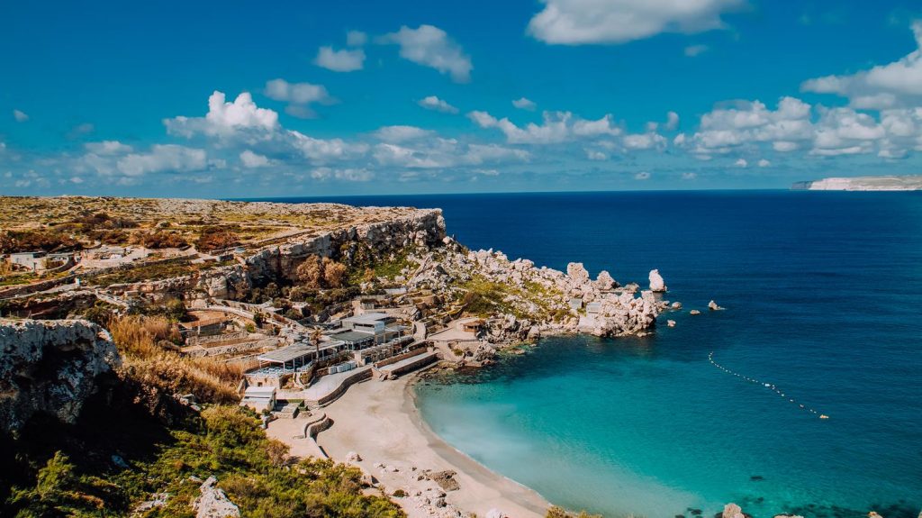 Plaże na Malcie