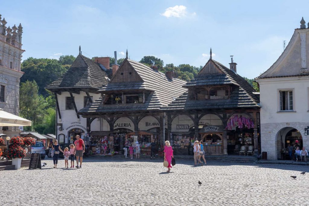 Rynek w Kazimierzu Dolnym - kamienice